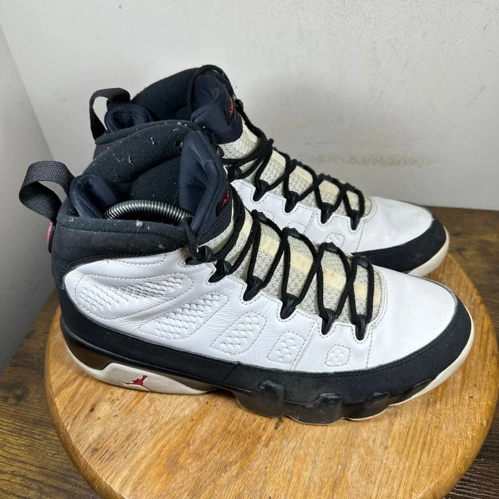 Air Jordan 9 Retro Space Jam 2016 White Black Red 302370-112 Mens 10.5 Sneaker